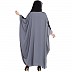 Premium Kaftan with patch work-Grey